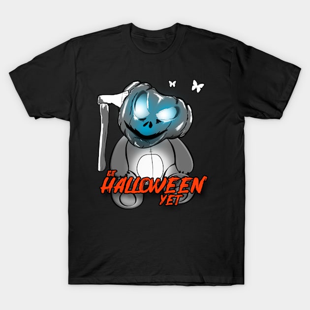 Bear Pumpkin T-Shirt by mephobiadesigns